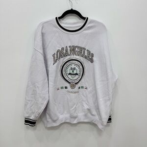 Vintage Style Los Angeles Sweatshirt Crewneck Lazy Sunday soft comfortable Sz XL